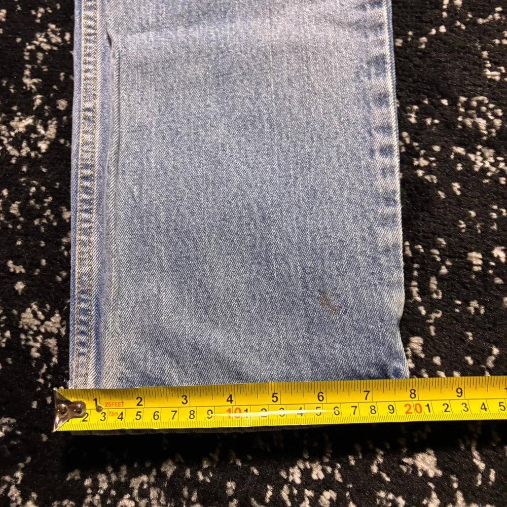 Levis 550 Relaxed Fit Jeans Mens 32x32 Light Wash Y2K Straight Leg Denim Blue